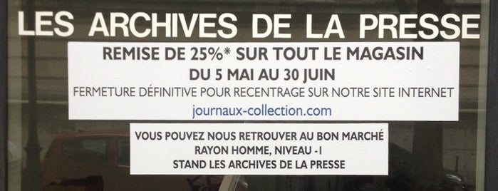 Archives de la presse is one of Paris.