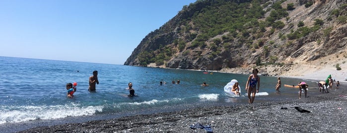 Agia Roumeli Beach is one of Lugares favoritos de Jus.