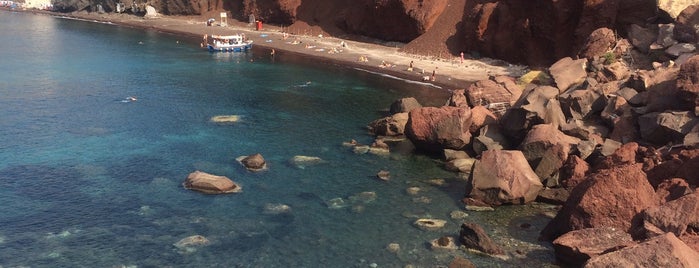 Red Beach is one of Santorini.