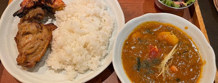 印度食堂 なんかれ is one of 食べたいカレー.