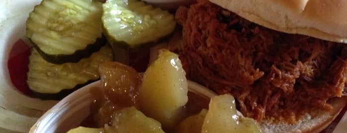 Ole Hickory Pit BBQ is one of The 11 Best Places for Chili Dogs in Louisville.
