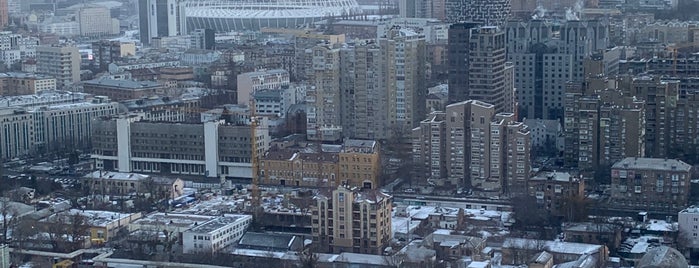 Sky Point, 20th floor is one of Kiev.