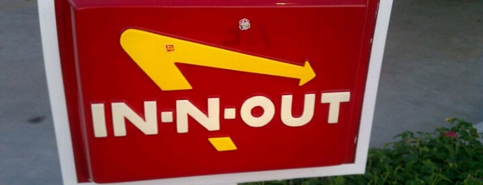 In-N-Out Burger is one of Favorite Food Stops.