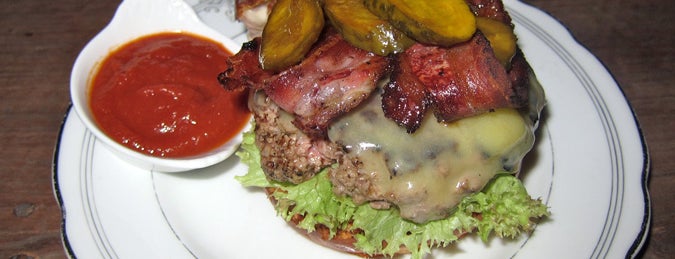 Dish fine burger bistro is one of Best Burgers in Prague.