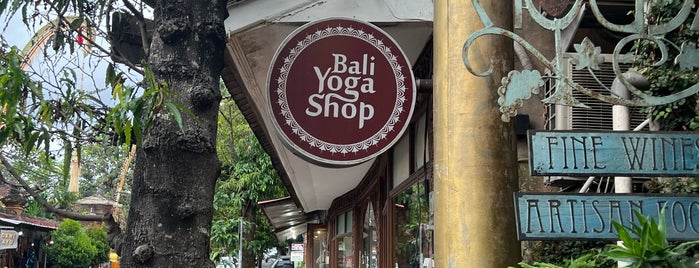Yoga shop is one of Ubud places.