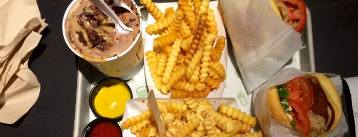 Shake Shack is one of go-tos.
