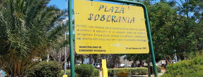 Plaza Soberanía is one of Comodoro Rivadavia.