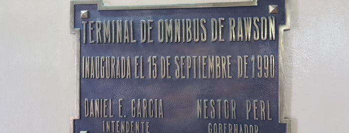 Terminal de Ómnibus "Justo Alsua" de Rawson is one of Patagonia 2022.
