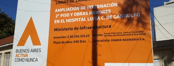 Hospital Interzonal General de Agudos “Luisa C. de Gandulfo” is one of Donde hacerse el test de VIH - Gran Buenos Aires.