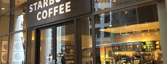 Starbucks is one of The 15 Best Coffee Shops in the Financial District, San Francisco.