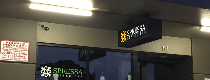 Spressa Coffee Bar is one of Bay Area coffee shops.