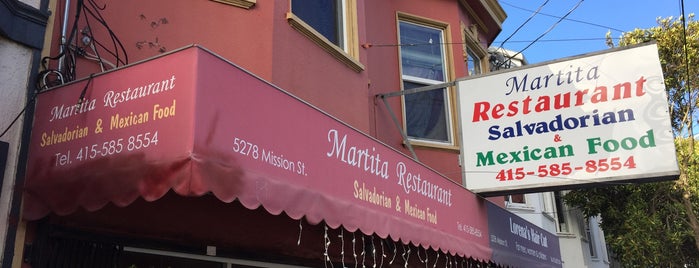 Martita Restaurant is one of San Francisco 2.