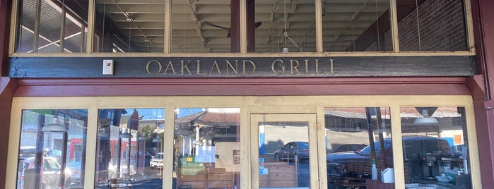 Oakland Grill is one of Northern California Restaurants.