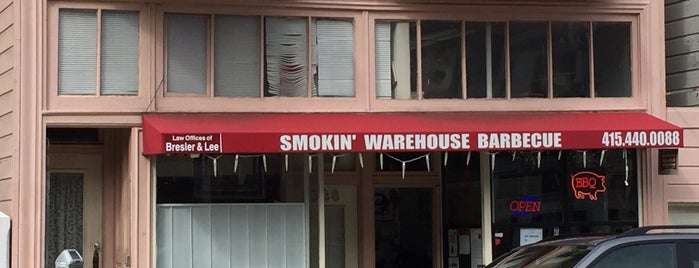 Smokin' Warehouse Barbecue is one of SF eats.