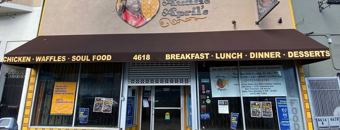 Auntie April's Chicken & Waffles is one of San Francisco.