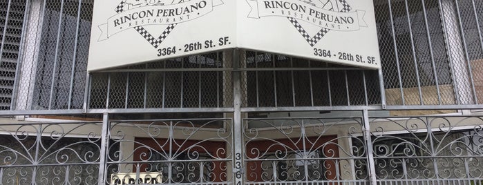 Rincon Peruano Restaurant is one of SF to do's.