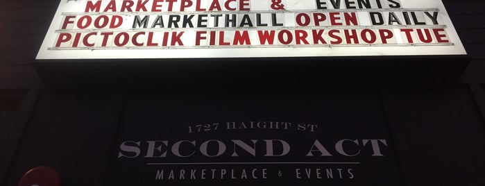 Second Act Marketplace + Events is one of SF.