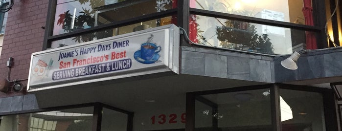 Joanie's Happy Days Diner is one of The 7 Best Places for Continental Breakfast in San Francisco.
