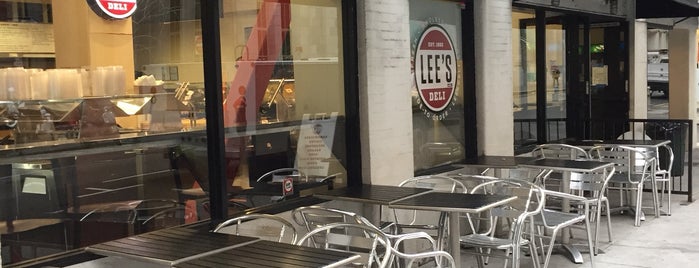 Lee's Deli is one of places to eat.