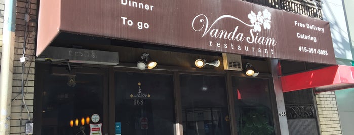 Vanda Siam Kitchen Restaurant is one of FiDi Lunch/Coffee Places.
