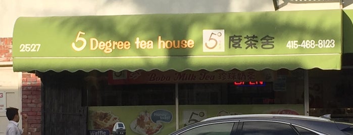 5 Degree Tea House is one of San Francisco.