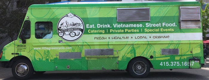 Little Green Cyclo is one of SF food trucks.