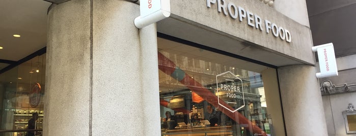 Proper Food is one of FiDi Lunch Spots.