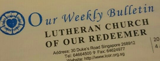 Lutheran Church of our Redeemer is one of All-time favorites in Singapore.