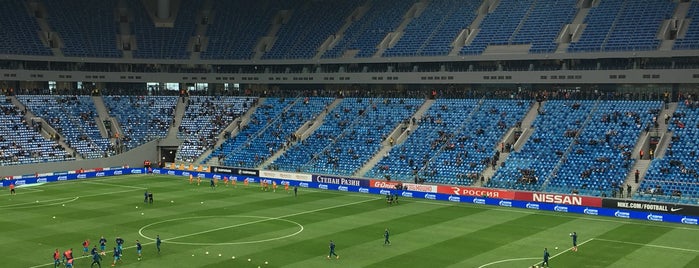 Газпром Арена is one of World Cup 2018 Stadiums.