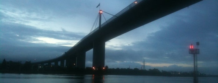 West Gate Bridge is one of Timothy W.’s Liked Places.