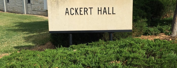 Ackert Hall is one of K-State Bingo.