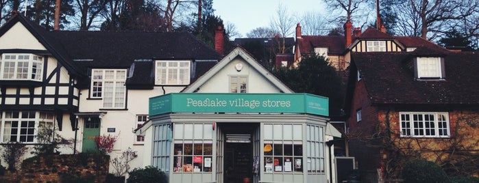 Peaslake stores is one of Cycling Cafes.