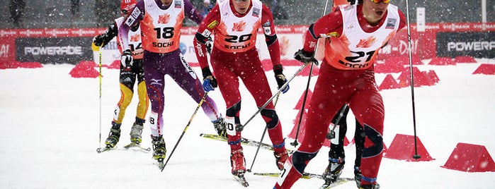 Лыжно-биатлонный комплекс «Лаура» is one of Sochi-2014: The Reverse Side of the Medal.