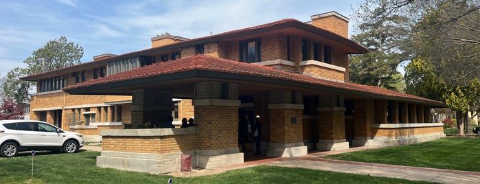 Frank Lloyd Wright's Allen House is one of Frank Lloyd Wright homes open for tours.