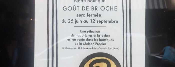 Goût de Brioche par Guy Savoy is one of paris.