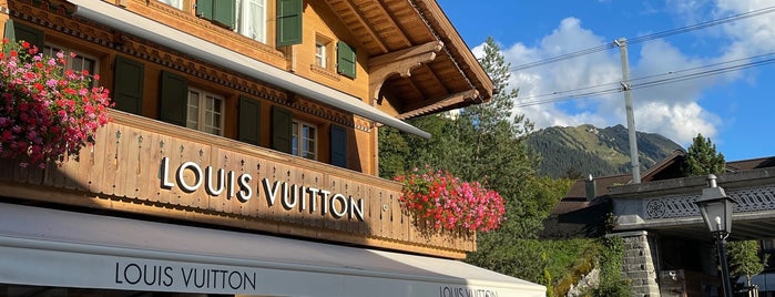 Louis Vuitton is one of Verbier- Gstaad- Courchevel- Genève.