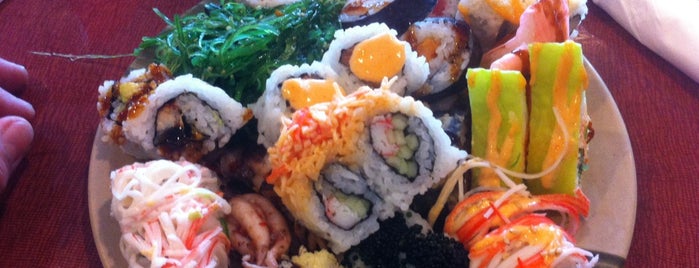 Kumo Japanese Seafood Buffet is one of Sasha : понравившиеся места.