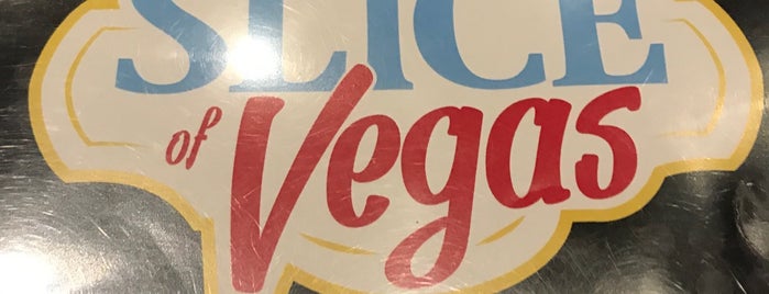 Slice of Vegas Pizza is one of สถานที่ที่ Ken ถูกใจ.