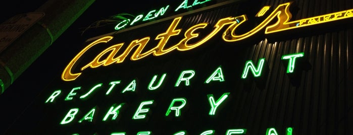 Canter's Delicatessen is one of 20 Most Iconic Food Destinations Across America.