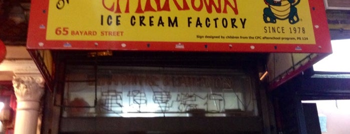 The Original Chinatown Ice Cream Factory is one of New York.