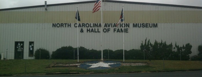 North Carolina Aviation Museum and Hall of Fame is one of North Carolina Art Galleries and Museums.