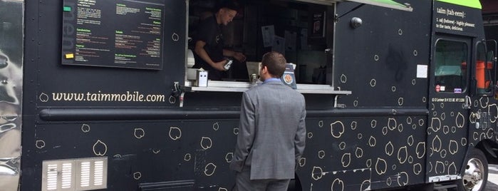 Taïm Mobile Falafel & Smoothie Bar is one of The New Yorkers: Tribeca-Battery Park City.
