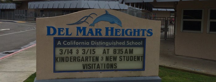 Del Mar Heights Elementary School is one of Monique : понравившиеся места.