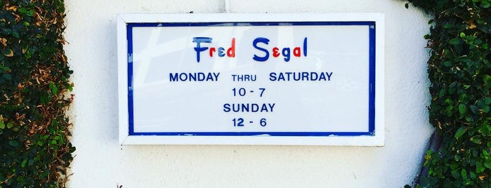 Fred Segal is one of Los Angeles & Palm Springs.
