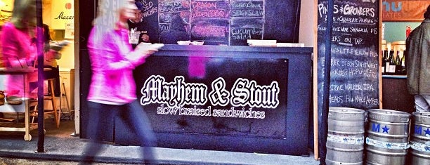 Mayhem & Stout is one of Restaurants.