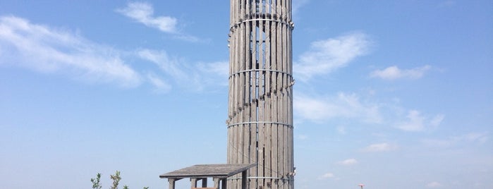 Rozhledna Akátová věž Výhon is one of Moravsko-slezské rozhledny.