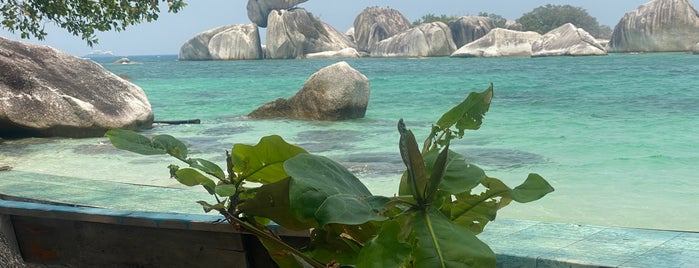 Pulau Batu Garuda is one of Belitung.