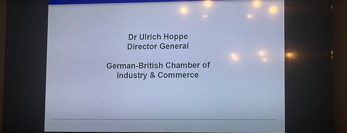 German-British Chamber of commerce is one of Business Support.