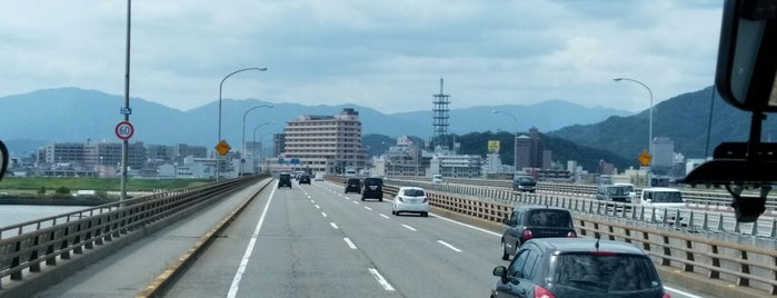 Yoshinogawa-ohashi Bridge is one of 吉野川に架かる橋.