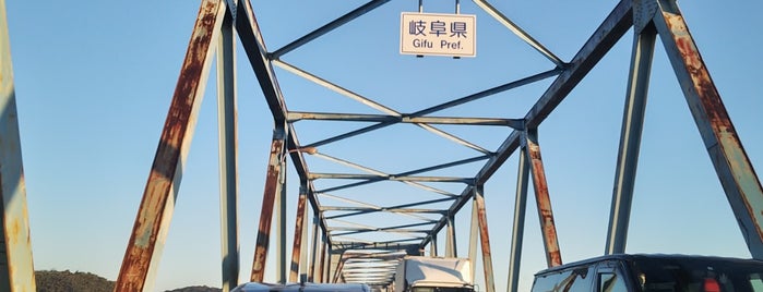 愛岐大橋 is one of 木曽川の橋.